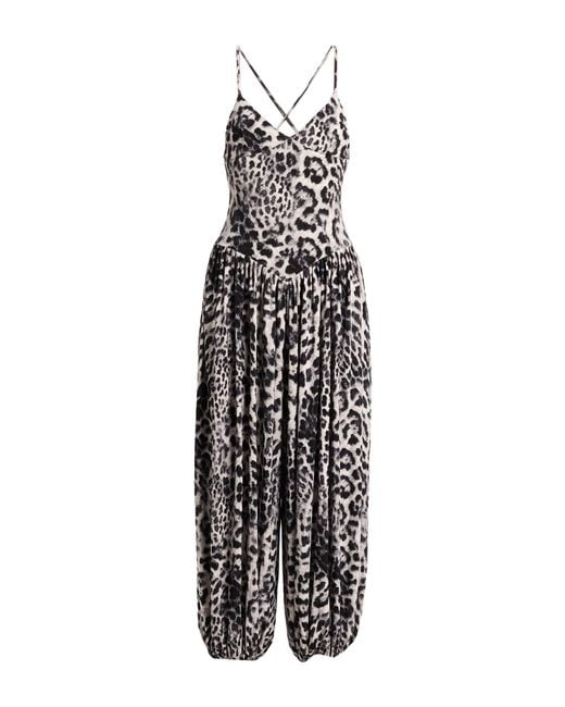 Norma Kamali White Jumpsuit Polyester, Elastane