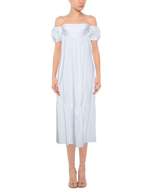 ViCOLO White Midi Dress
