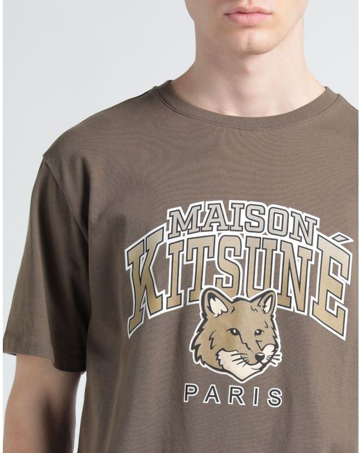 Maison Kitsuné T-shirts in Green für Herren