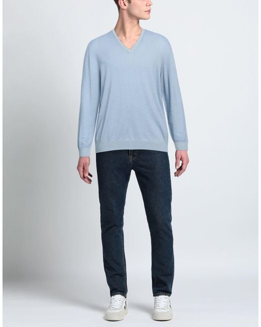 Gran Sasso Blue Jumper for men