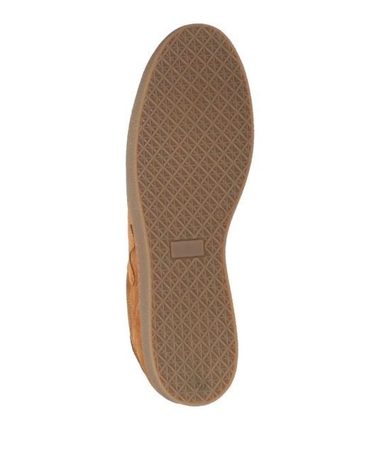 MSGM Brown Sneakers Leather for men