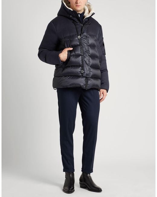 Peuterey Blue Midnight Puffer Wool, Polyamide for men