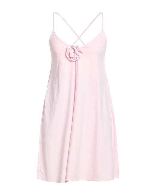 Fisico Pink Mini Dress Polyamide, Elastane