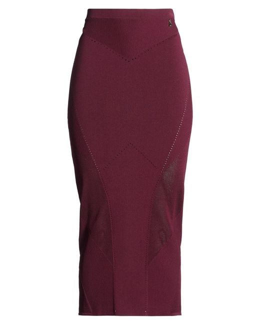 Patrizia Pepe Red Midi Skirts