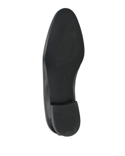 Agl Attilio Giusti Leombruni Black Loafers Leather
