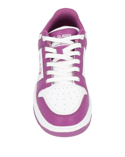 EA7 Pink Sneakers Polyester for men