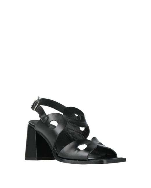 LE BOHÉMIEN Black Sandals Calfskin