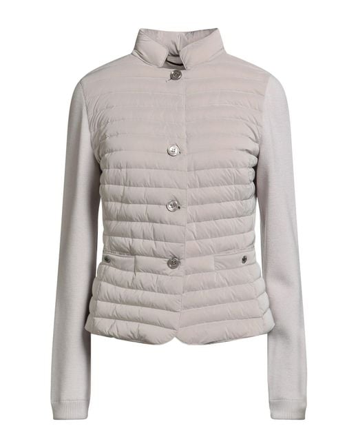 Moorer Gray Light Puffer Polyamide, Polyester, Wool, Cashmere, Silk