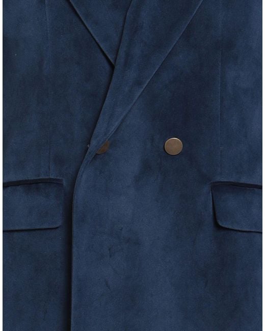 MARSĒM Blue Blazer Polyester for men