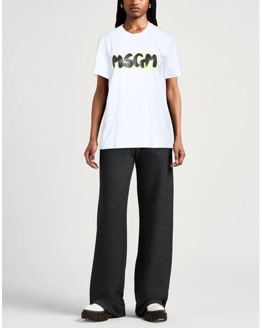 MSGM White T-shirt