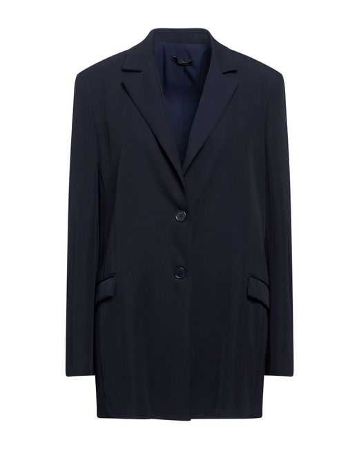 Hanita Blue Midnight Blazer Polyester, Elastane