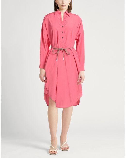 Peserico Pink Midi Dress