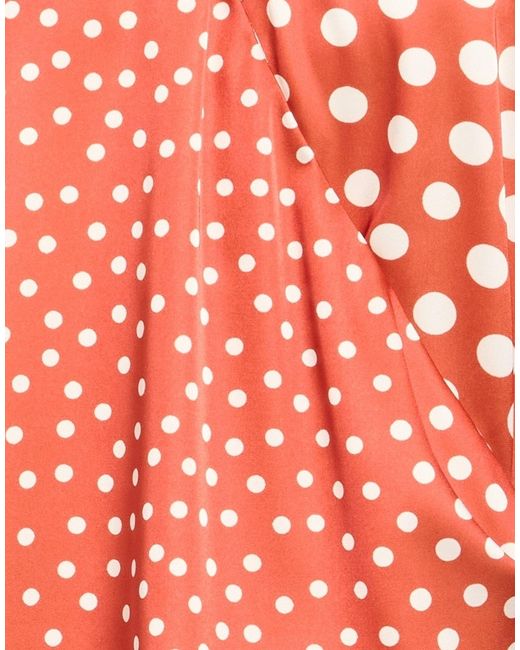 Hanita Red Rust Top Polyester, Elastane