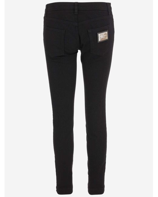 Pantalon en jean Dolce & Gabbana en coloris Black