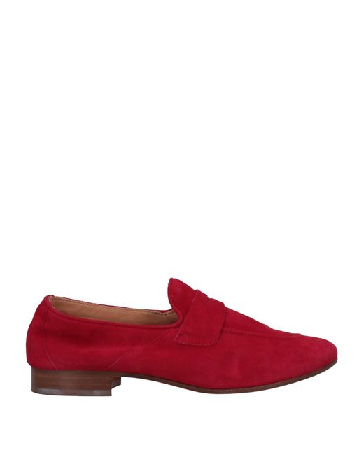 Pollini Red Loafers