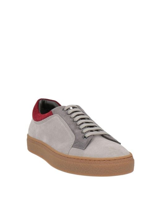 Lo.white Brown Sneakers Leather for men
