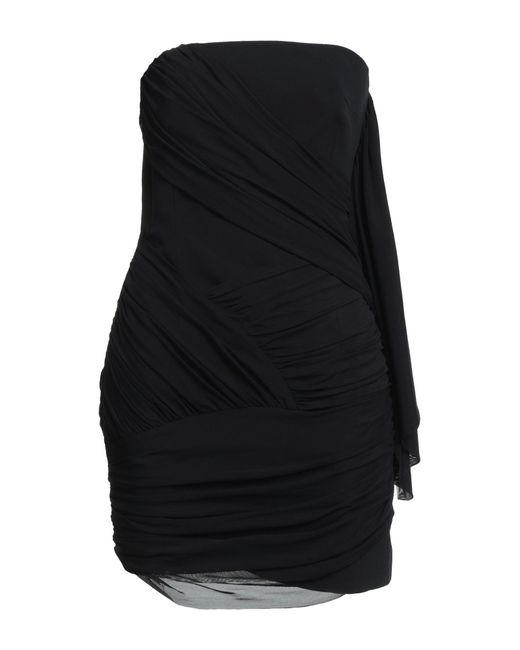 David Koma Black Short Dress