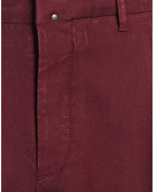 Incotex Red Trouser for men
