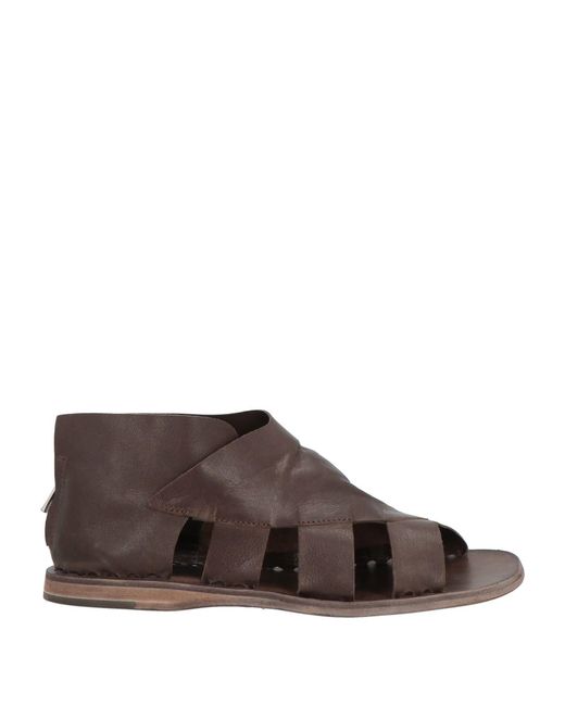 Officine Creative Brown Ankle Boots Leather