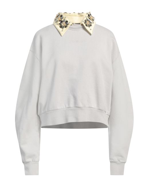 Sudadera DES_PHEMMES de color White