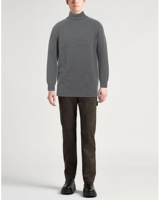 Malo Gray Turtleneck for men