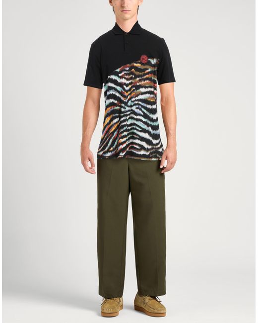 Just Cavalli Black Polo Shirt for men