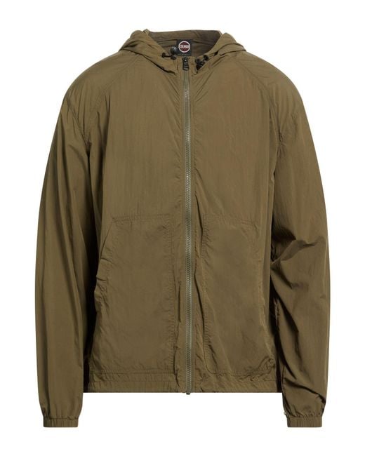 Colmar Green Military Jacket Polyamide for men