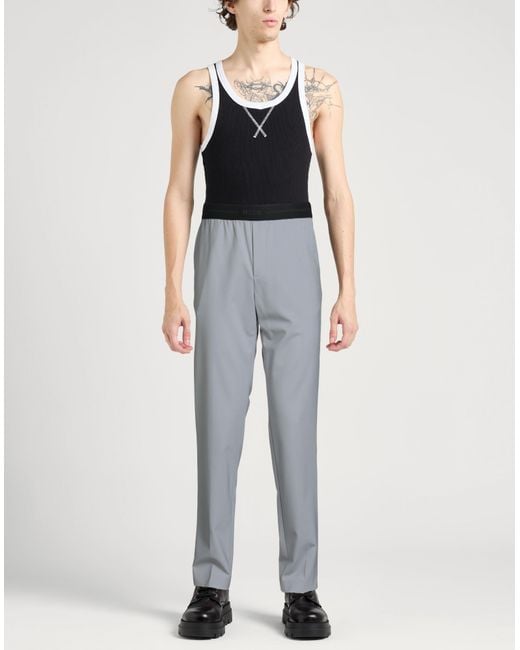 Pantalon MSGM pour homme en coloris Gray