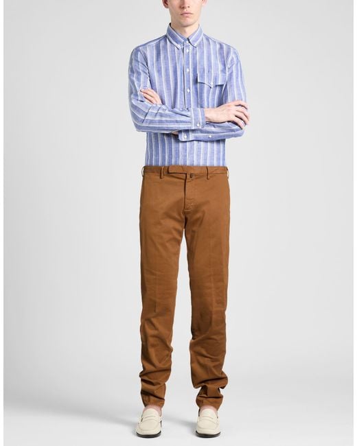 Incotex Brown By Slowear Pants Cotton, Elastane for men