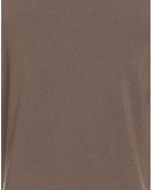 FILIPPO DE LAURENTIIS Brown Turtleneck for men