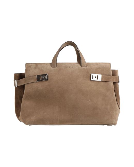 Ferragamo Brown Handbag for men