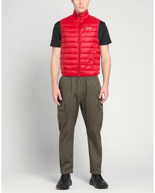 EA7 Red Vest Polyamide for men