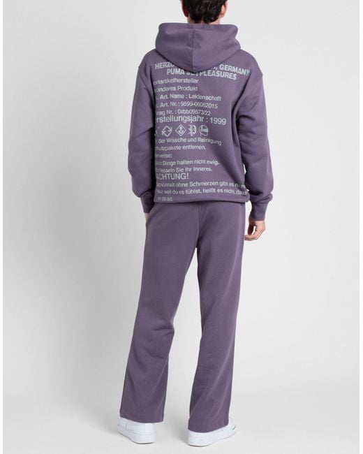 Puma x Pleasures Purple Sweatshirt for men