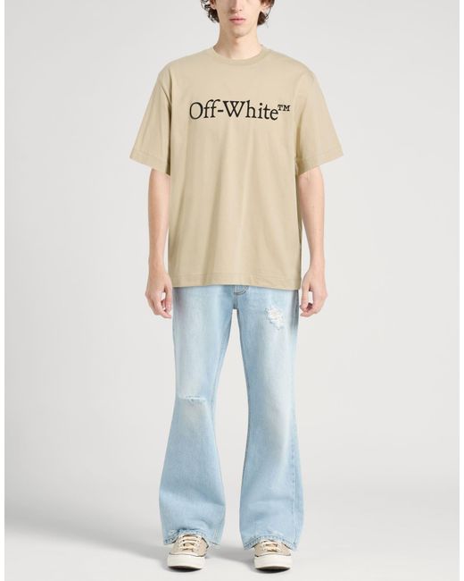 Off-White c/o Virgil Abloh Natural T-Shirt for men