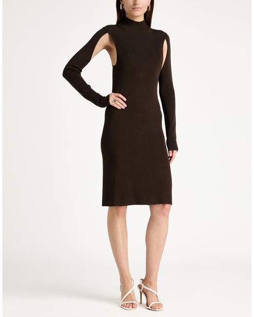 Helmut Lang Brown Mini Dress