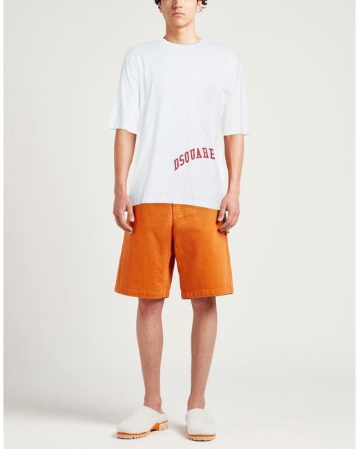 DSquared² White T-Shirt Cotton for men