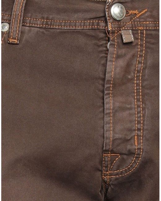 Jacob Coh?n Brown Jeans Cotton for men