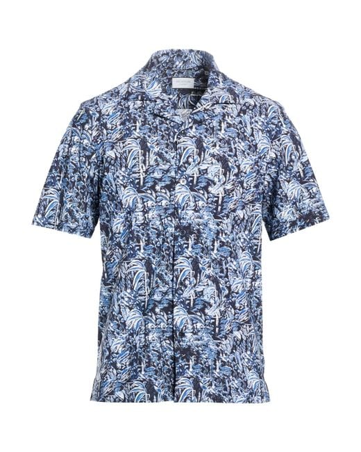 ARCHIVIUM Blue Shirt Polyamide, Elastane for men