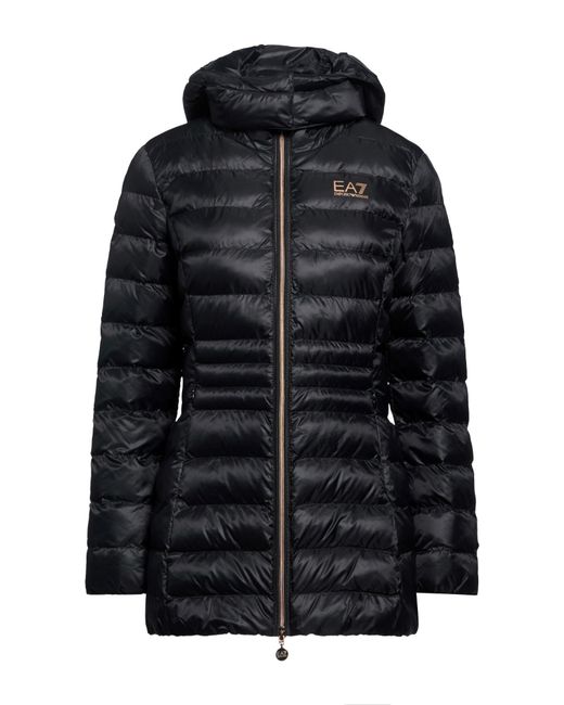 EA7 Black Puffer