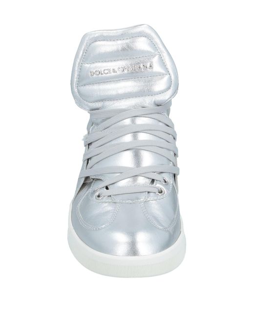 dolce gabbana sneakers silver
