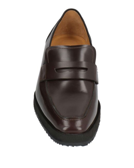 Testoni Black Loafers Leather for men