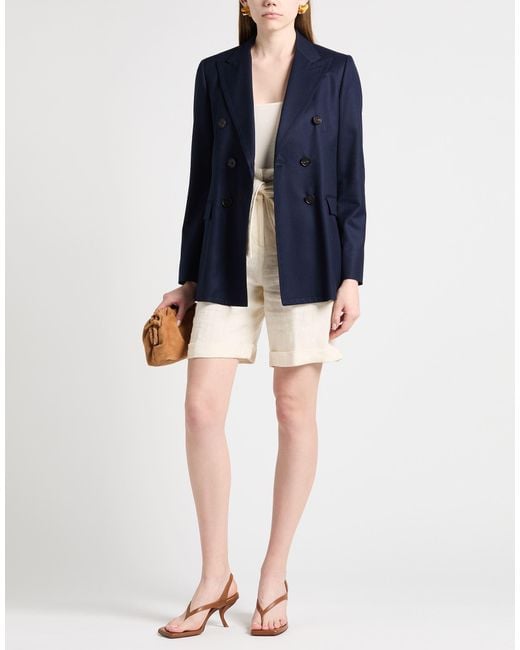Lardini Blue Blazer Wool
