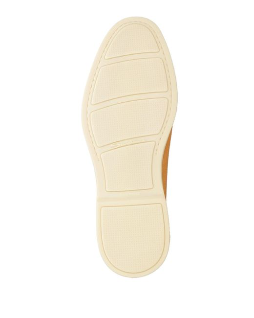 Santoni Orange Loafers