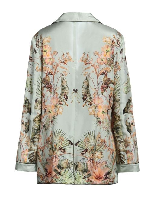 Alberta Ferretti Multicolor Blazer Silk