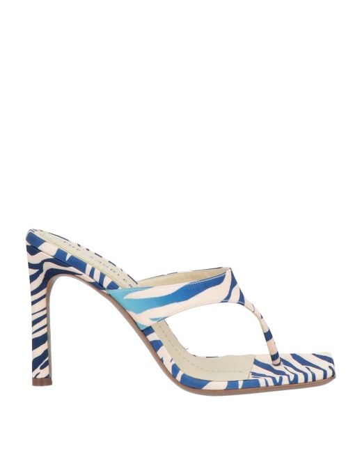 The Saddler White Thong Sandal