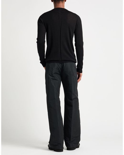 Rick Owens Black Pants Polyester for men