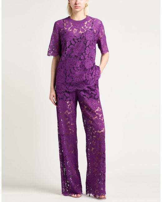 Dolce & Gabbana Purple Top