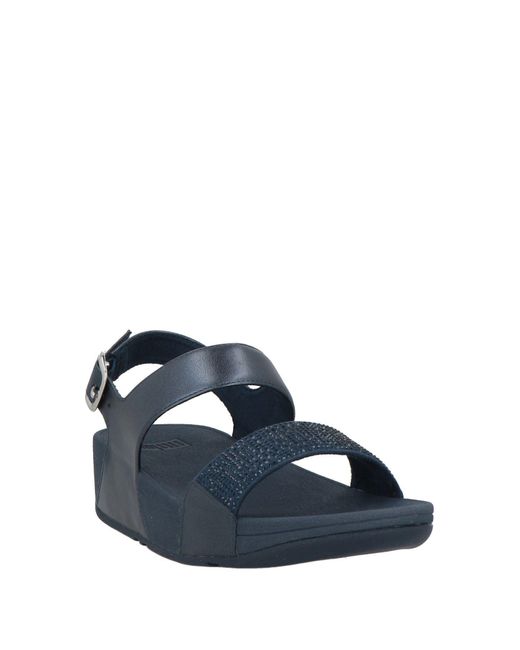 Fitflop Blue Sandals Textile Fibers