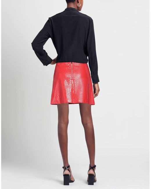 Crās Red Mini Skirt