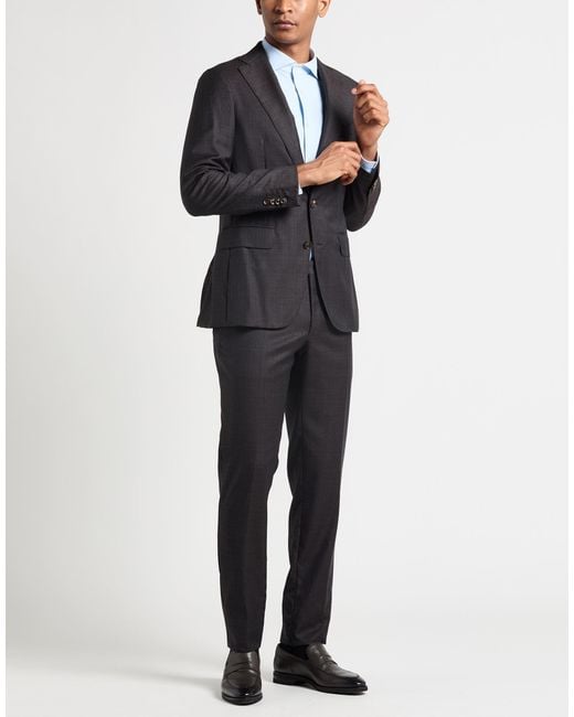 Traje Canali de hombre de color Black